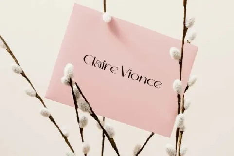 Claire Vionce font