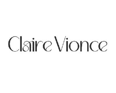 Claire Vionce font