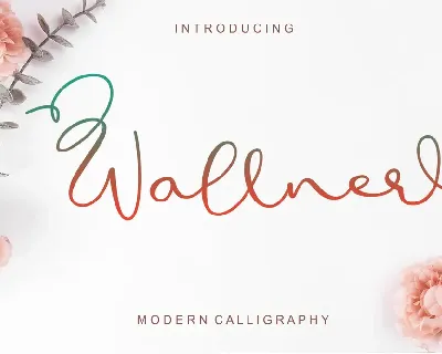 Wallner - Personal Use font