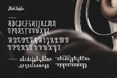 Black Butcher font