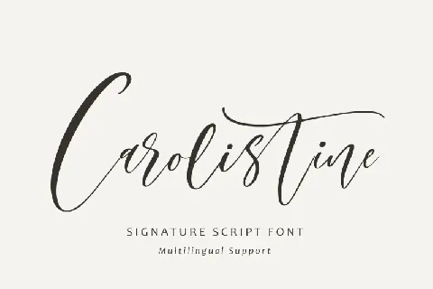 Carolistine font