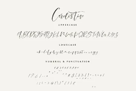 Carolistine font