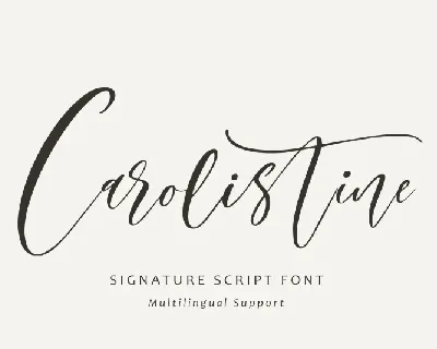 Carolistine font