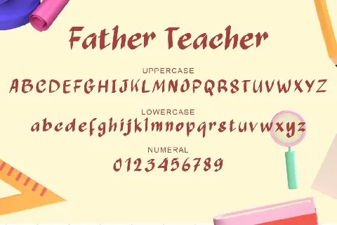 Father Teacher Demo font