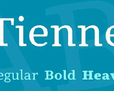 Tienne font