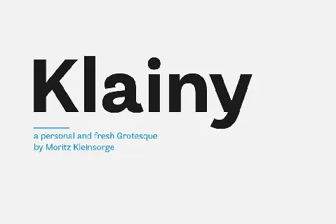 Klainy Family font