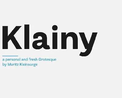 Klainy Family font