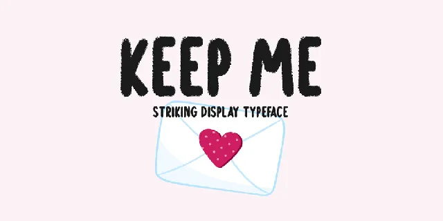 Keep Me font