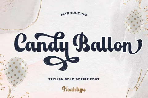 Candy Ballon Demo font