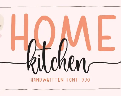 Home Kitchen font