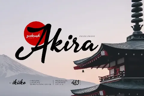 Akira font