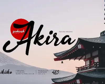 Akira font