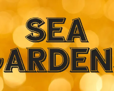 Sea Gardens font