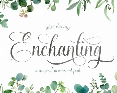 Enchanting Free font