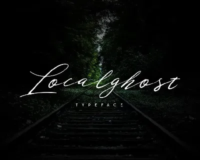 Localghost Script font