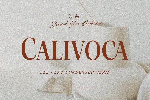 SS â€“ Calivoca font