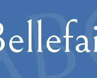 Bellefair font