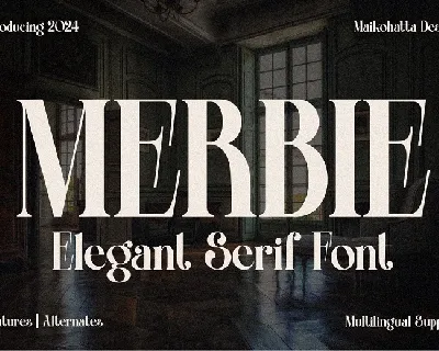 Merbie font