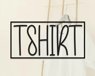 Tshirt Display font