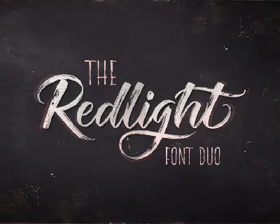 Redlight Script Free font