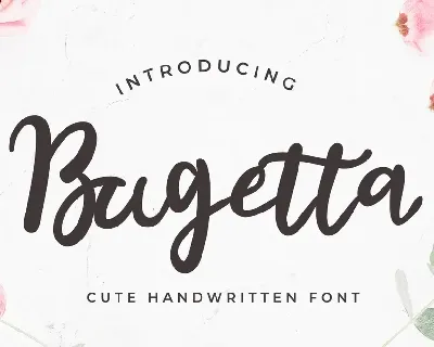 Bugetta font