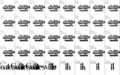 Coatesville Demo font