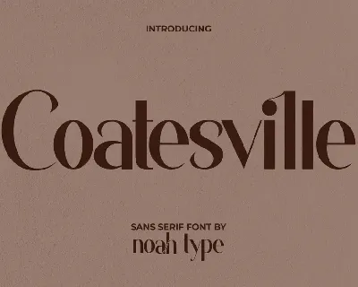 Coatesville Demo font