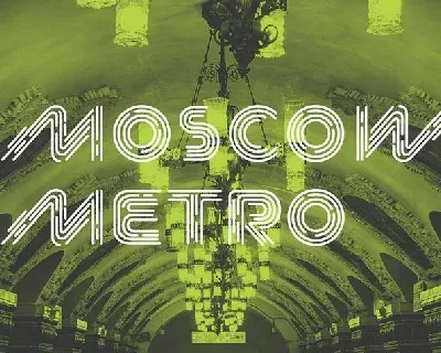Moscow Metro font