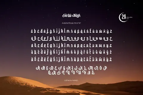 Seribu Bulan font