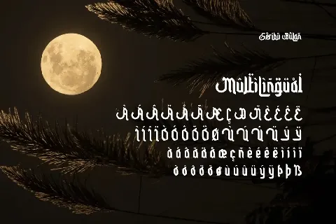 Seribu Bulan font