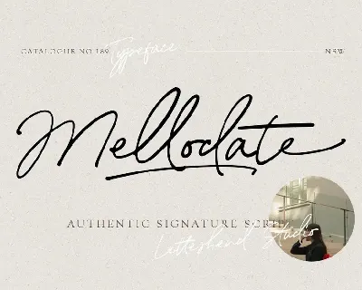 Mellodate font