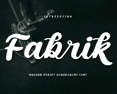 Fabrik Script font