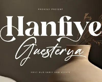 Hanfiye Guesterya Duo font