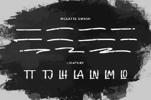 Welatte Brush font