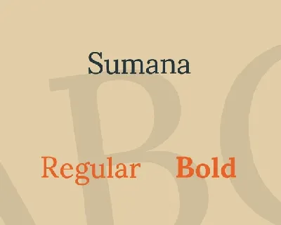 Sumana font