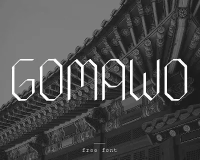 Gomawo Modern font