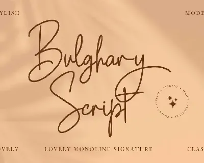 Bulghary font