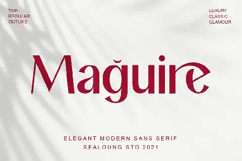 Maguire font