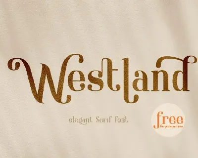 Westland Serif font