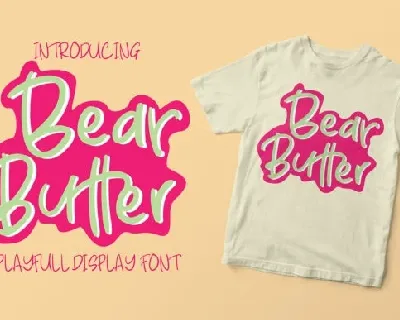 Bear Butter Display font