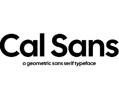 Cal Sans font