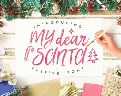 My Dear Santa Free font