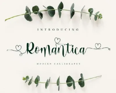 Romantica Modern Calligraphy font