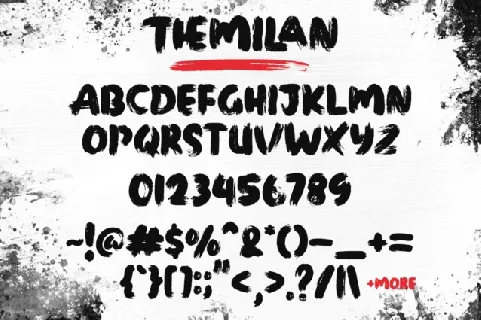 Themilan font