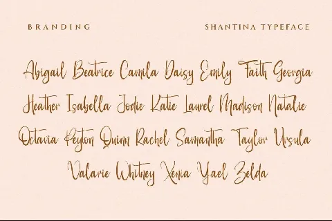 Shantina font