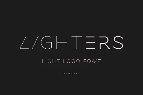 Lighters Logo font