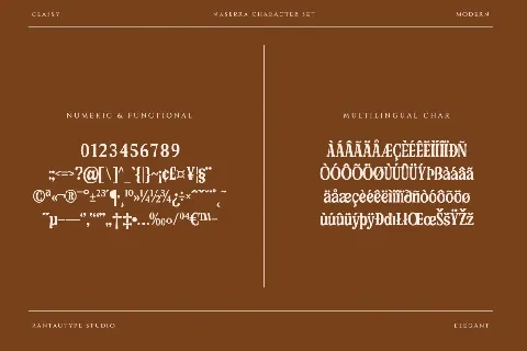 Naserra font