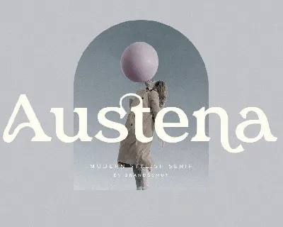 Austena font