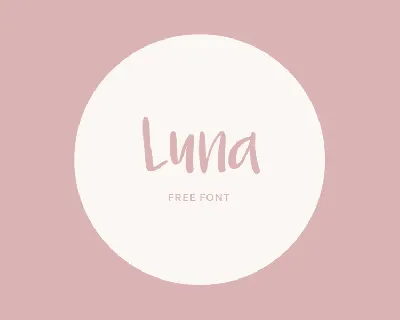 Luna Free font