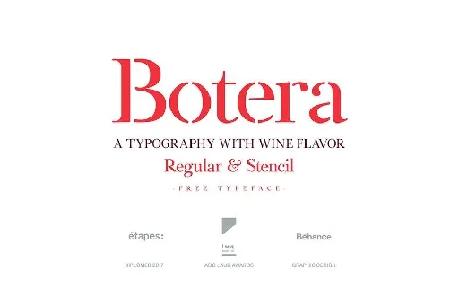 Botera font